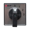 Переключатель кулачковый ПК-1-101 1п 10А "0-1-2-3" EKF pk-1-101-10 изображение, фото