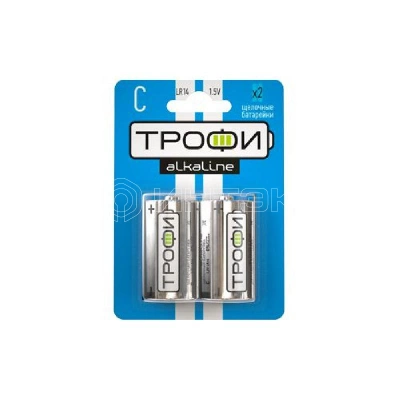 Элемент питания алкалиновый C/LR14-2BL (блист.2шт) Трофи C0034932 изображение, фото