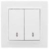 Переключатель проходной 2-кл. СП Минск 10А IP20 бел. Basic EKF ERV10-027-10 изображение, фото