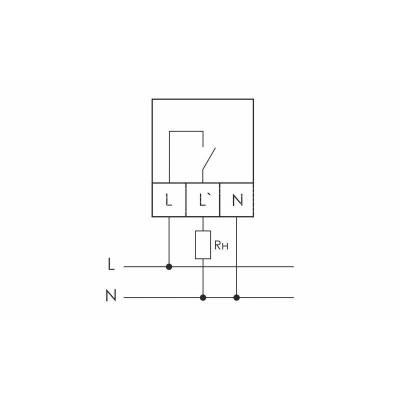 Реле напряжения CP-721-1 (CP-721-63A) (однофазное; цифровая индикация; напряжение питания 50-450В контакт 1NO 63А встроен. таймер регистрация аварий в памяти индикация текущего напряжения) (аналог УЗМ) F&F EA04.009.013 изображение, фото
