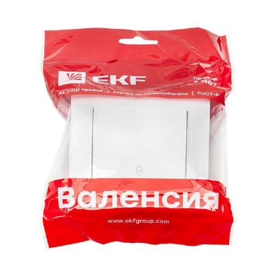 Переключатель проходной 1-кл. СП Валенсия 10А IP20 бел. PROxima EKF EWV10-025-10 изображение, фото