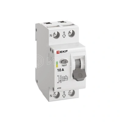 Устройство защиты от дугового пробоя (УЗДП) 1P+N 10А PROxima EKF afdd-2-10-pro изображение, фото