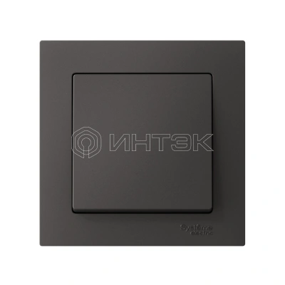 Выключатель 1-кл. AtlasDesign сх.1 10АХ в сборе базальт Systeme Electric ATN001412 изображение, фото