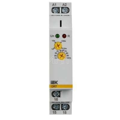 Реле задержки выключения при снятии питания ORT 12-240В AC/DC IEK ORT-D-ACDC12-240V изображение, фото