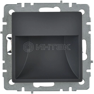Подсветка светодиодная BRITE встраив. ПЛ20-БрГ механизм графит IEK BR-FL20-K53 изображение, фото