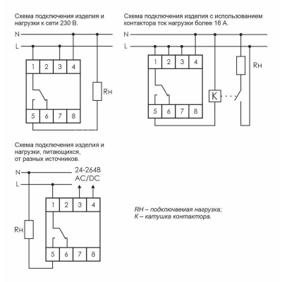 Реле времени PCZ-521 16А 24-264В AC/DC 1 перекл. IP20 1 канал-125 пар включ./выключ. суточн./недел. циклы монтаж на DIN-рейке F&F EA02.002.001 изображение, фото