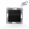 Переключатель 1-кл. СП Pixel IP44 механизм карбон TOKOV ELECTRIC TKE-PX-P1-C14-IP44 изображение, фото