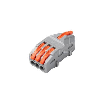 Клемма монтажная СМК PTC-1P 4213 BL/3 450В 32А 0.08-2.5(4.0)кв.мм JazzWay 5073746 изображение, фото
