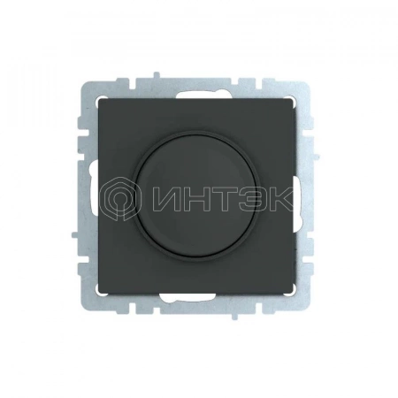 Светорегулятор СП BRITE пов-наж. 600Вт СС10-1-0-БрГ механизм графит IEK BR-D20-0600-K53 изображение, фото