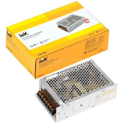 Драйвер LED ИПСН-PRO 5050 150Вт 12В блок-клеммы IP20 IEK LSP1-150-12-20-33-PRO изображение, фото