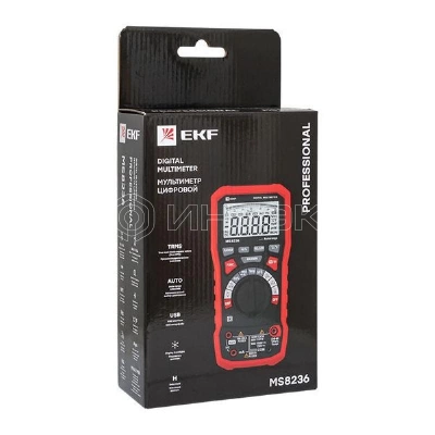 Мультиметр цифровой MS8236 Professional EKF In-180701-pm8236 изображение, фото