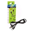 Кабель USB-Type C 3А 1.2м зарядка + передача данных черн. (коробка) ERGOLUX 15094 изображение, фото