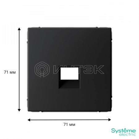 Накладка информационная ArtGallery типа Keystone карбон Systeme Electric GAL001084 изображение, фото