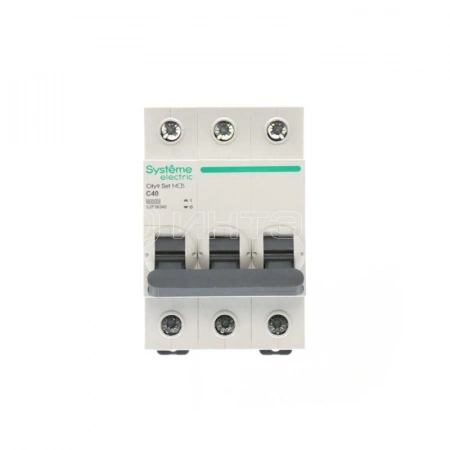 Выключатель автоматический 3п City9 Set (АВ) С 40А 6кА 400В Systeme Electric C9F36340 изображение, фото