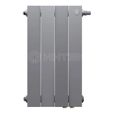 Радиатор Royal Thermo PianoForte 500 Silver Satin VDR80 - 4 секц. изображение, фото