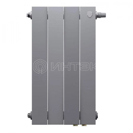 Радиатор Royal Thermo PianoForte 500 Silver Satin VDR80 - 4 секц. изображение, фото