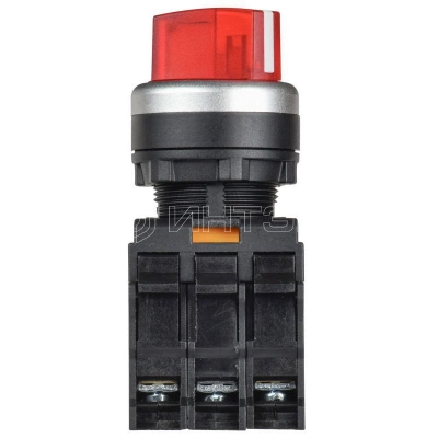 Переключатель 2 полож. 1НО+1НЗ с подсветкой красн. MASTER IEK MI-SW60-11XD-3-14-2-K04 изображение, фото