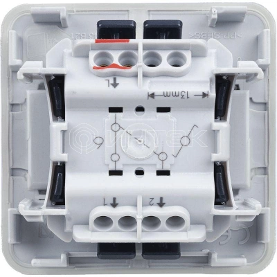 Переключатель проходной 1-кл. 1п СП Plexo 10А IP55 10AX механизм сер. Legrand 069511 изображение, фото