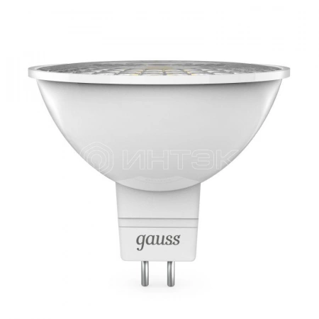 Лампа светодиодная Black 5Вт MR16 софит 4100К нейтр. бел. GU5.3 530лм DC 12В GAUSS 201505205 изображение, фото