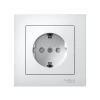 Розетка AtlasDesign 16А с заземл. защ. шторки быстрозажим. клем. в сборе бел. Systeme Electric ATN000144S изображение, фото