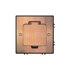 Лючок MultiDesk MDK20 на 2мод. IP44 с монтажной коробкой для бетонных полов медь Systeme Electric MDK20202CC изображение, фото