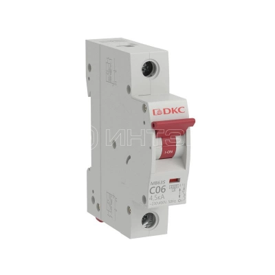 Выключатель автоматический модульный 1п C 6А 4.5кА MB63 YON MB63S-1PC06 изображение, фото