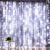 Гирлянда светодиодная "Дождь/Занавес" 3х3м 400LED холод. бел. IP20 220В 8 режимов Эра Б0051875 изображение, фото