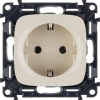 Розетка 1-м СП Valena Allure 16А IP2X 250В 2P+E безвинтов. клеммы с лицев. панелью механизм сл. кость Legrand 753821 изображение, фото