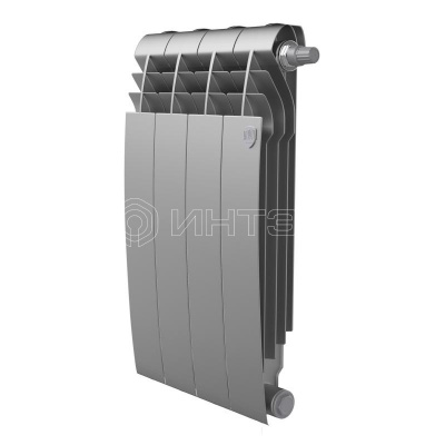 Радиатор Royal Thermo BiLiner 500 Silver Satin VR80 - 4 секц. изображение, фото