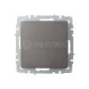 Выключатель проходной 1-кл. СП BRITE ВС10-1-6-БрС 10А механизм сталь IEK BR-V12-0-10-K46 изображение, фото
