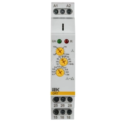 Реле пуска звезда-треугольник ORT 12-230В AC/DC IEK ORT-ST-ACDC12-240V изображение, фото