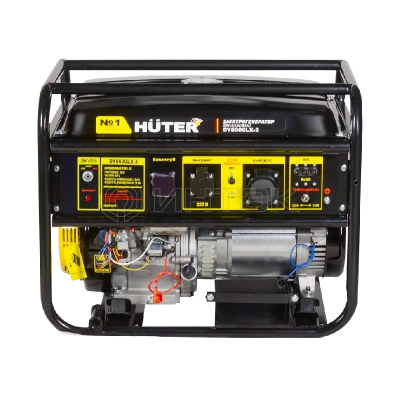 Портативный бензогенератор Huter DY8000LX-3 64/1/28 изображение, фото