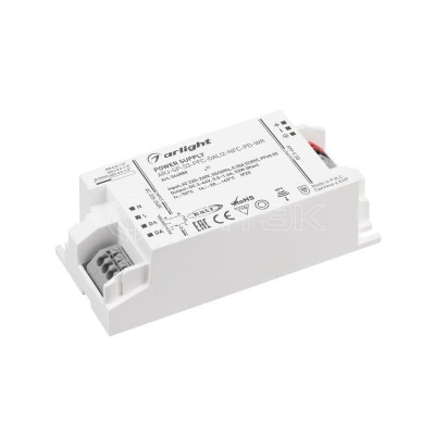 Блок питания ARJ-SP-53-PFC-DALI2-NFC-PD-WR 53Вт 3-44В 0.5-1.4А IP20 пластик Arlight 044888 изображение, фото