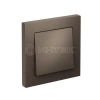 Выключатель 1-кл. СП AtlasDesign 10А IP20 (сх. 1) 10AX в сборе мокко Systeme Electric ATN000612 изображение, фото