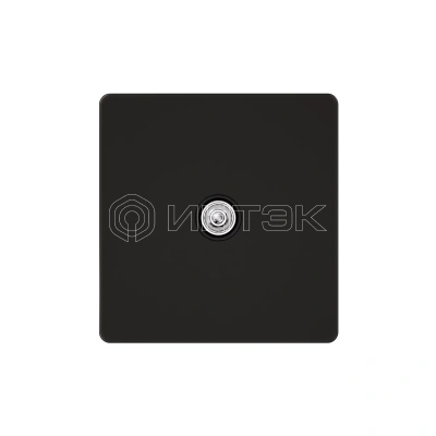 Розетка телевизионная оконечная TV/FM 1вых. СП Systeme Infinity 5-1000МГц полярная ночь Systeme Electric FSE001091 изображение, фото