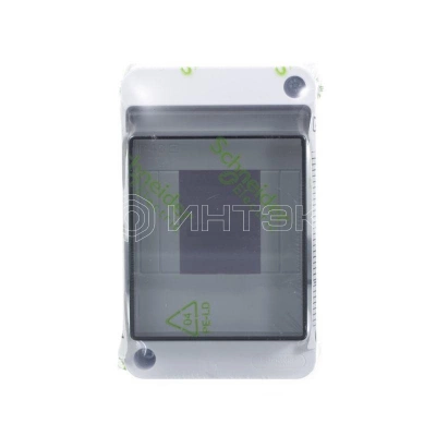 Бокс навесной ОП City9 Box XS 4мод. с прозр. дверцей Systeme Electric EZ9EAB104 изображение, фото