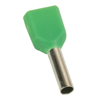 Наконечник штыревой втулочный под два провода НШвИ2 OptiKit T-Shv2-PVC- 1.0-8 (уп.100шт) КЭАЗ 278045 изображение, фото