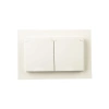 Розетка 2-м СП BRITE РСбш12-3-44-БрКр 16А в сборе IP44 с крышкой беж. IEK BR-R26-16-44-K10-F изображение, фото