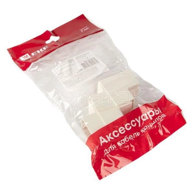 Угол внутренний 25х25 бел. Plast PROxima (уп.4шт) EKF ibw-25-25x4 изображение, фото