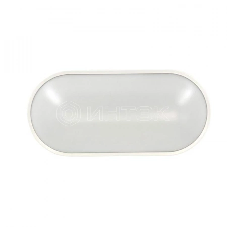 Светильник светодиодный WP 15 C 12W OP 840 W10L22 WH 220х106х60мм 12Вт 4000К IP65 ЖКХ овал. пылевлагозащ. бел.  15071524499 изображение, фото