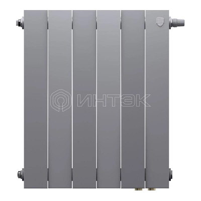 Радиатор Royal Thermo PianoForte 500 Silver Satin VDR80 - 6 секц. изображение, фото