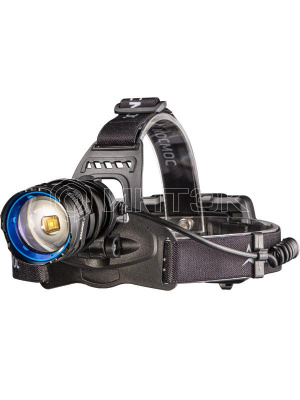 Фонарь налобный аккум. 10Вт Laser LED/Li-ion18650 3х1200мА.ч алюм. КОСМОС (KOC854Lit) изображение, фото