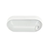 Светильник светодиодный WP 15 C 12W OP 840 W10L22 WH MDM 220х106х60мм 12Вт 4000К IP54 ЖКХ овал. пылевлагозащ. с датчиком движ. бел.  15071524500 изображение, фото