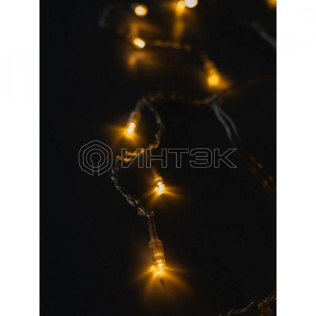 Гирлянда "Бахрома" OIC100L Systeme Electric-WW-T-I4 100LED тепл. бел. 2х0.56м 20 нитей 24/56/32/48см соединяемая до 20шт уличная SHLights 4690601040510 изображение, фото