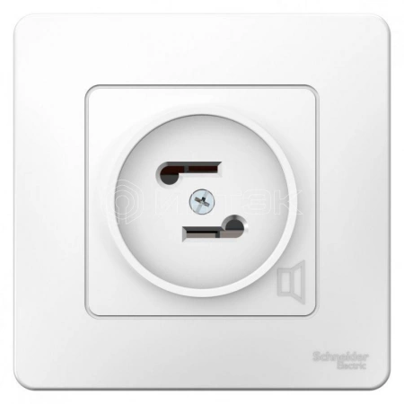 Розетка FM радио 1-м СП Blanca 16А 250В бел. Systeme Electric BLNPS000011 изображение, фото