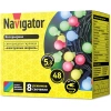 Гирлянда светодиодная 61 834 NGF-B01-48RGBWW-8-5.3m-230-C8-BL-IP20 Navigator 61834 изображение, фото