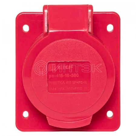 Розетка скрыт. уст. 16А 380В 3P+РЕ+N IP44 (415) EKF ps-415-16-380 изображение, фото