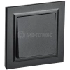 Выключатель 1-кл. СП BRITE ВСР10-1-0-БрЧ 10А в сборе черн. IEK BR-V10-0-10-K02-F изображение, фото