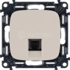 Розетка телефонная 1-м Valena Allure RJ11 с лицев. панелью механизм сл. кость Legrand 753838 изображение, фото