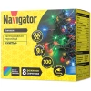 Гирлянда светодиодная 61 822 NGF-S01-100RGBY-10-9.5m-230-C8-BL-IP44 Navigator 61822 изображение, фото